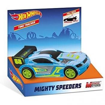 MONDO-51206 Hot Wheels Coche Pull Back 13 cm, Multicolor