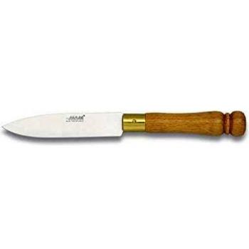Cuchillo De Cocina - Mesa Mam, con Mango De Madera, Virola De Latón, Hoja De 10 Cm De Acero Inoxidable, 17408