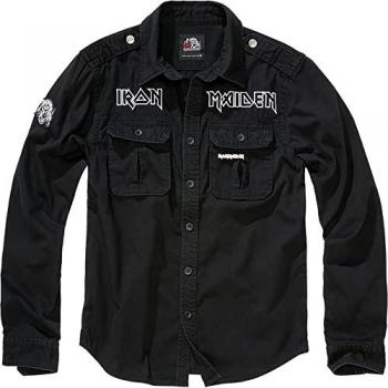 Camiseta de Manga Larga Iron Maiden Vintage Eddie para Hombre - Color Negro - Tallas M a 4XL