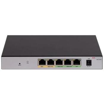 Router Gigabit Ethernet Hikvision DS-3WG105G-SI All-in-One 5 Puertos Negro-Gris 100 Usuarios