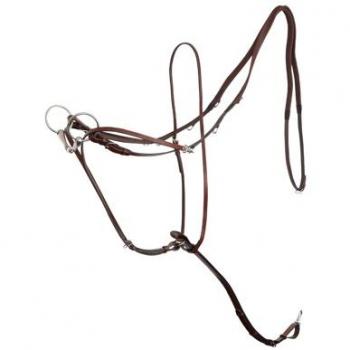 Martingala para caballos BR Thiedeman Lancaster de Roble Completo/Zilver Marrón