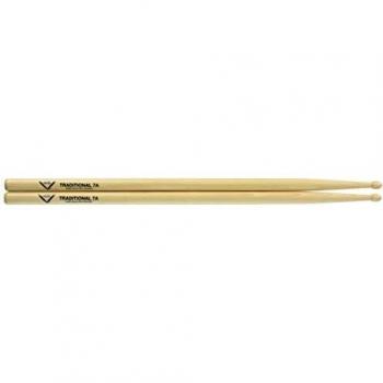 Vater Traditional 7A Drumsticks - Lightweight Maple with Grip Design