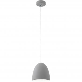 Lámpara Colgante Eglo Pratella Gris 1 Bombilla E27 60W