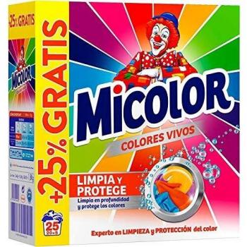 Micolor Detergente en Polvo Colores Vivos - 25 Lavados (1,8 Kg