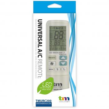 TM Electron TMURC200 Mando A Distancia Universal de Aire Acondicionado, Plástico