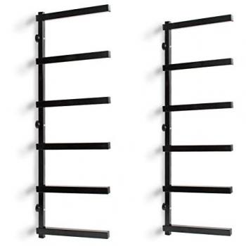 Estante de Metal con Brazo en Voladizo para Almacenamiento de Madera, 6 Niveles, Capacidad 50 kg por Nivel - Organizador de Pared