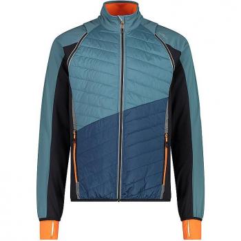 CMP Men's Softshell Jacket with Detachable Sleeves - Hydro Bluesteel - Size 48