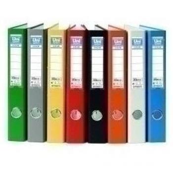 ARCHIVADOR PALANCA 45 FOLIO 2MM COLOR GRIS UNISYSTEM