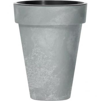 Maceta Prosperplast CUBE SLIM BETON EFFECT 12L con Depósito
