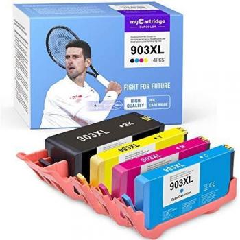 myCartridge SUPCOLOR 903XL Regenerado Cartuchos de Tinta Compatible para HP 903XL 903 XL para Impresoras HP OfficeJet Pro 6960 6970 OfficeJet 6950