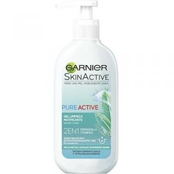 Garnier Skin Active Jabón Líquido Matificante 2 en 1 para Pieles Mixtas a Grasas - 200 ml