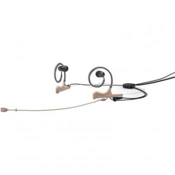 DPA d:fine FIOF10-2-IE2-B Dual-Ear Omnidirectional Headset Microphone, Beige