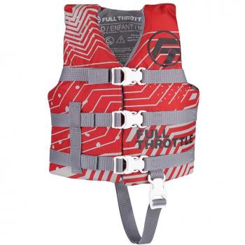 Full Throttle Nylon Life Jacket - Child - Red