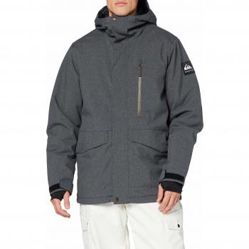 QUIKSILVER Mission-Chaqueta para Nieve para Hombre, Dark Grey Heather, L