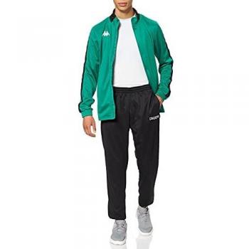 Kappa SALCITO TKS Chándal, Hombre, Verde/Negro, 4XL
