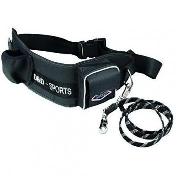 Cinturón de cadera con correa para perros grandes D&D SPORTS ACTIVE WALKER-110cm NEGRO
