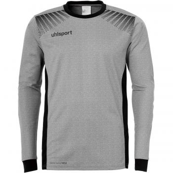 Uhlsport Goal Camiseta de Portero de Manga Larga, Hombre, Gris Oscuro Mezcla/Negro, M