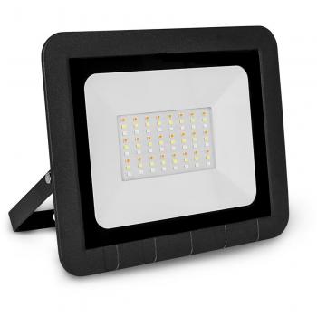 Proyector LED Aluminio Negro Matel RGB IP65 50W 90% Ahorro Energía