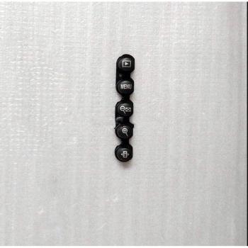 Funda Trasera de Goma para Nikon D3100 con Tecla de Menú y Botón del Teclado - Pieza de Reparación