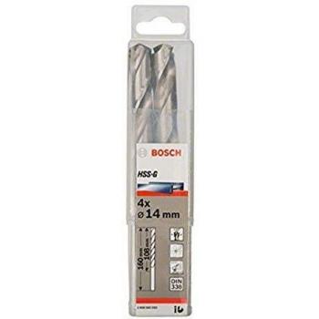 Bosch 2 608 585 593 - Pack de 4 brocas para metal HSS-G, DIN 338