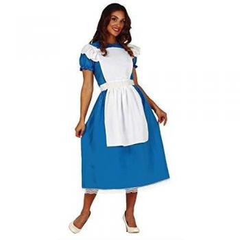 FIESTAS GUIRCA Disfraz niña dal vestidito Azul Claro Talla m