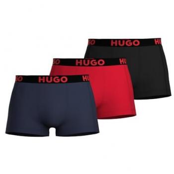 Hugo Boss 3-Pack Nebula Men's Trunks - XL - Multicolour - Navy - Size: 37/36/32