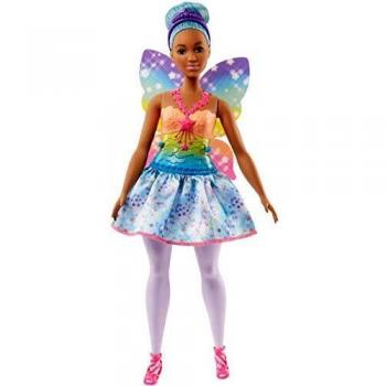 Barbie Dreamtopia, muñeca hada con falda azul, juguete +3 años
