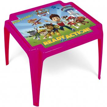 ARDITEX PW9508 - Mesa PP Monoblock, diseño Paw Patrol La Patrulla Canina