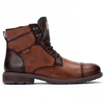 Pikolinos York M2M-8170NG Botas para Hombre de Piel con Puntera Recta Marrón