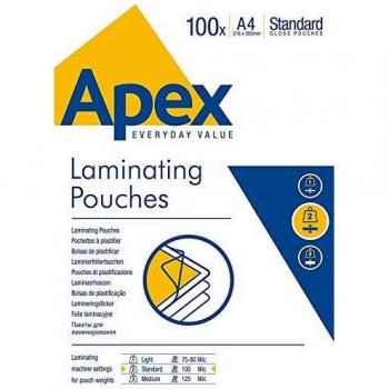 Fellowes 6003301 Pouch Laminator A4 - 100 piezas claras