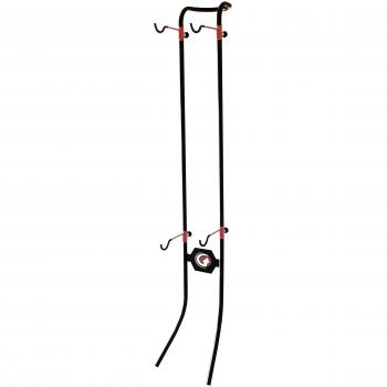 GearUp Lean Machine Gravity Soporte para Bicicletas, Unisex, Plateado