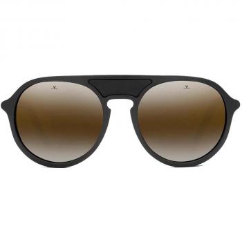 Vuarnet VL1709 ICE ROUND Polarized Men's Sunglasses Black 51mm