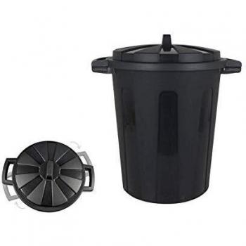 BigBuy Eco Cubo, Negro, 70-445 x 557 x 598 cm