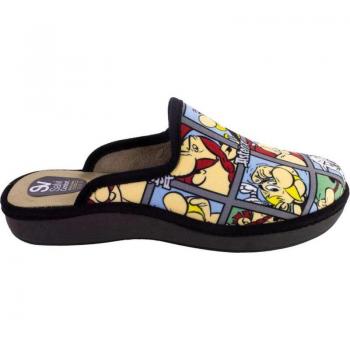 Zapatillas de casa de hombre SALVI 09T-420 negro