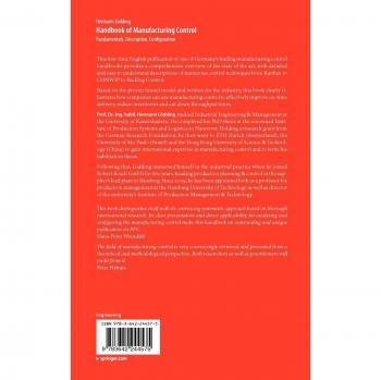 Manufacturing Control Handbook: Fundamentals, Description, and Configuration