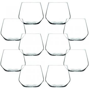 Set de 10 vasos de agua de cristal 38 cl colección Barware BERGNER