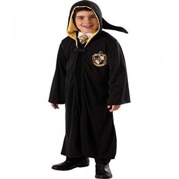 Harry Potter niños Traje Capa Hufflepuff Negro - S