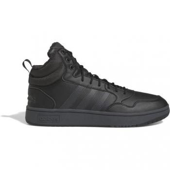 Adidas Hoops 3.0 Mid Winterized Basketball Sneakers for Men - Black - Size 45.5