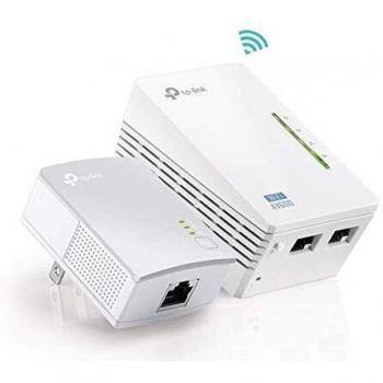 TP-Link AV500 2-Port Powerline Wi-Fi Extender, Powerline Adapter with Wi-Fi, Starter Kit (TL-WPA4220KIT)