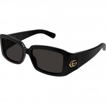 Gucci GG1403S Geometric Sunglasses, Color: Black, Size: 54 MM, Female