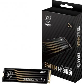 DISCO DURO M2 SSD 2TB PCIE4 MSI SPATIUM M480 PRO