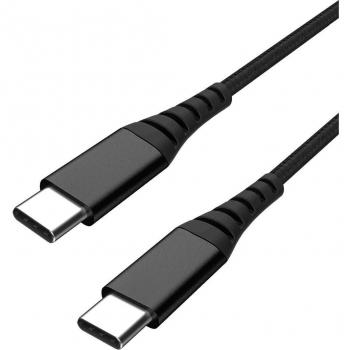 Cable USB-C a USB-C negro