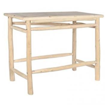 Mesa Auxiliar DKD Home Decor de Teca Natural 133 x 65 x 105 cm