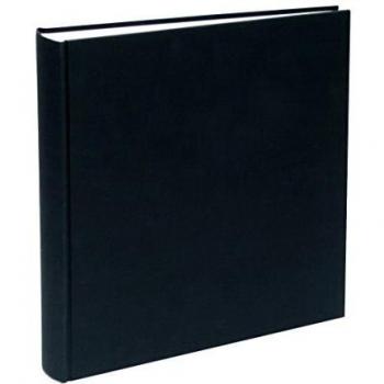 Álbum de Fotos Deknudt Lino Negro 30x33 cm, 100 páginas