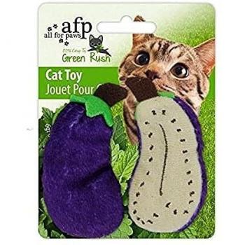 ALL FOR PAWS Juguete para Gatos Green Russ Catnip, 6 cm