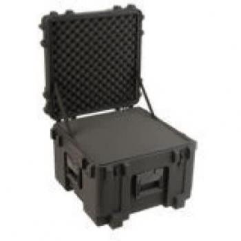 SKB 3R1919-14B-CW Roto Mil-Std Waterproof Case 14 Deep with Cubed Foam, Pull Handle and Wheels, Dimensions: 19 x 19 x 14-1/2 inches