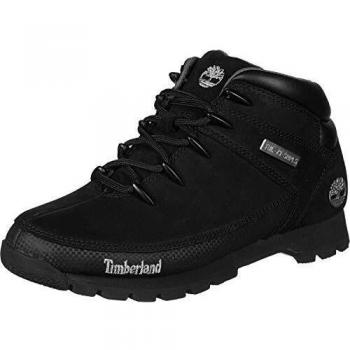 Timberland Euro Sprint Hiker, Botas para Hombre, Negro Black Nubuck, 40 EU