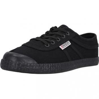 Zapatillas Kawasaki Originales Unisex Negras K192495, Tela, Planas, con Cordones, Casual - Talla 37 EU