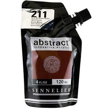 Sennelier : Abstract Acrylic Paint : 120ml : High Gloss : Burnt Sienna