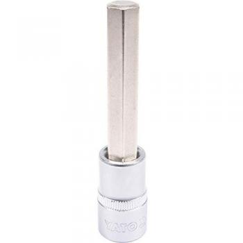 Soporte para puntas de destornillador Yato YT-04396, Acero Cromo-Vanadio (Cr-V), 25,4 mm / 2 mm (1/2), 1 pieza